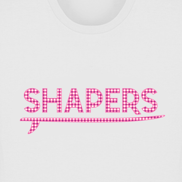 t-shirt shapers vichy rose verso logo